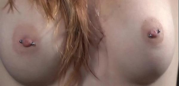  Ginger submissive assfingered and toyed